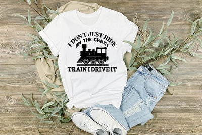 I Don't Just Ride On The Crazy Train I Drive It SVG Angelina750 
