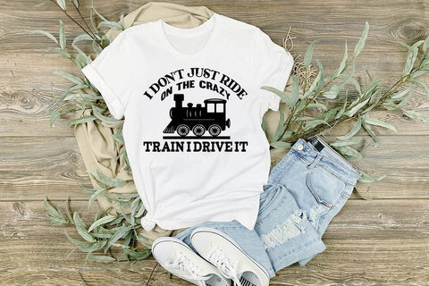 I Don't Just Ride On The Crazy Train I Drive It SVG Angelina750 