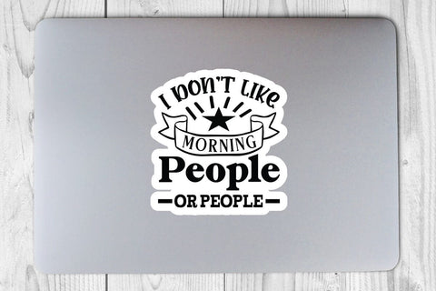 i dont like morning people SVG Angelina750 