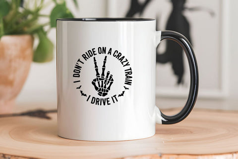 I Don't Ride On A Crazy Train I Drive It SVG Angelina750 