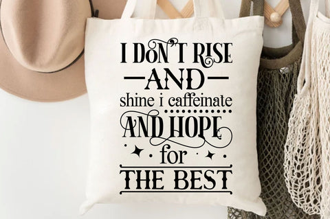 I dont rise and shine i Svg Design SVG Regulrcrative 