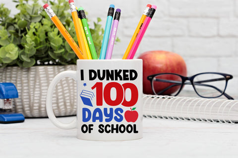 I dunked 100 days of school SVG Design SVG Regulrcrative 