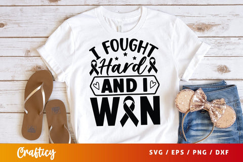 I fought hard and i wan SVG Design SVG Designangry 