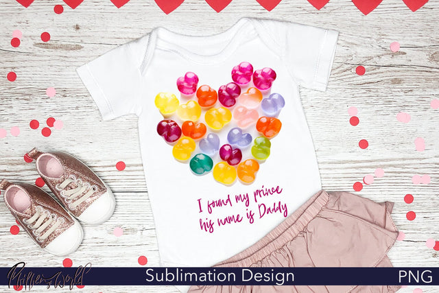 I found my prince his name is Daddy | Baby Valentine Sublimation Pfiffen's World 