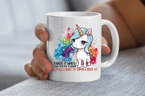 I hate it when i have to be nice Sublimation Design Sublimation Regulrcrative 