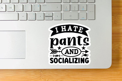 i hate pants and socializing SVG Angelina750 