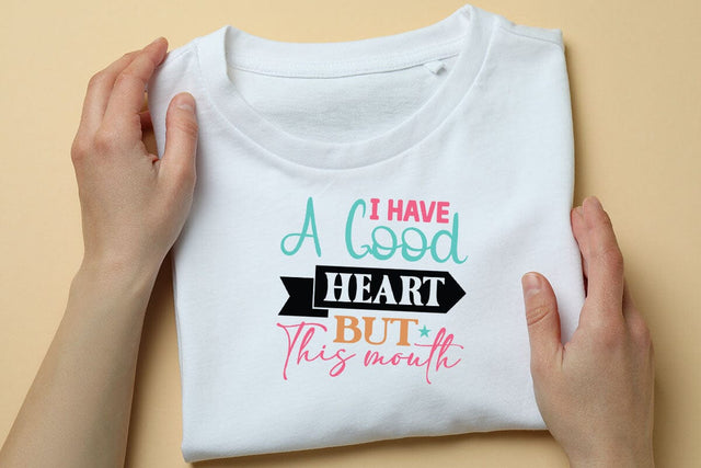 I Have A Good Heart But This Mouth SVG Angelina750 