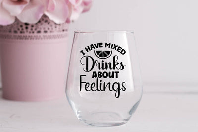 I Have Mixed Drinks About Feelings SVG Angelina750 