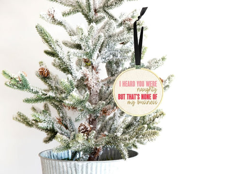 I Heard You Were Naughty Funny Christmas SVG for Cricut and Silhouette SVG So_Fontsy_VIP 