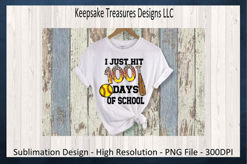 I Just Hit 100 Days Of School, 100 days of School PNG, Celebrating 100 Days, Sublimation PNG, 100 Days Of School Shirt, Digital Download Sublimation Keepsake Treasures Designs LLC. 