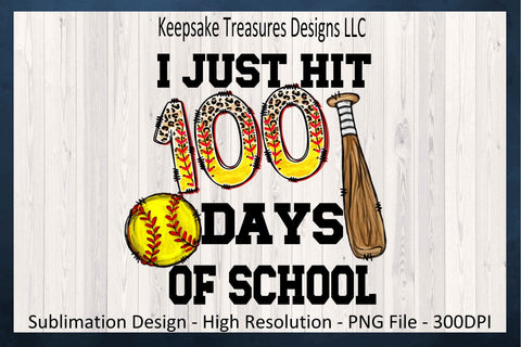 I Just Hit 100 Days Of School, 100 days of School PNG, Celebrating 100 Days, Sublimation PNG, 100 Days Of School Shirt, Digital Download Sublimation Keepsake Treasures Designs LLC. 