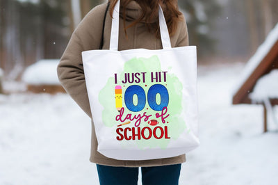 I just hit 100 days of school PNG Design Sublimation Designangry 