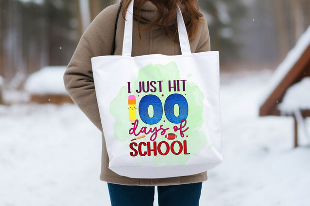 I just hit 100 days of school PNG Design Sublimation Designangry 
