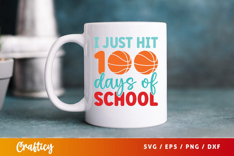 I just hit 100 days of school SVG Design SVG Designangry 