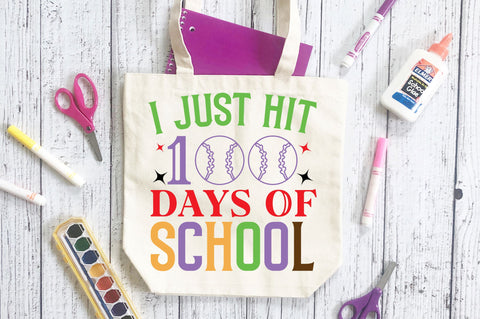 I just hit 100 days of school Svg Design SVG Regulrcrative 