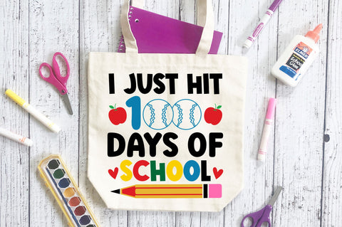 i just hit 100 days of school Svg Design SVG Regulrcrative 