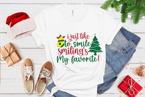 I just like to smile smilings my favorite! Tshirt Svg Design SVG Designangry 