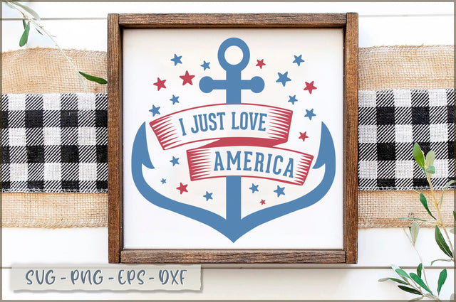 I just love america Sign SVG SVG Shetara Begum 