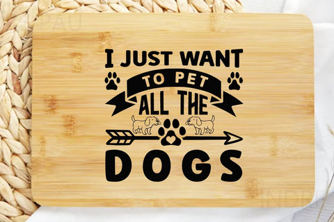 I just want to pet all the dogs SVG Angelina750 