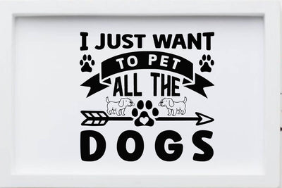 I just want to pet all the dogs SVG Angelina750 