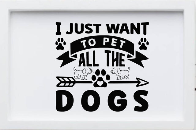 I just want to pet all the dogs SVG Angelina750 
