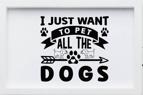 I just want to pet all the dogs SVG Angelina750 
