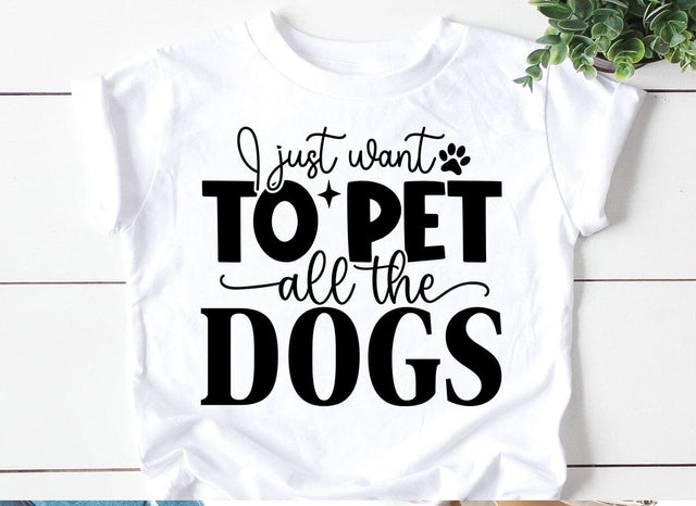 I just want to pet all the dogs SVG SVG CraftingStudio 