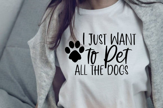 I Just Want to Pet All the Dogs svg SVG orpitasn 