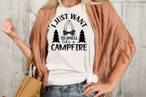 I just want to smell like a campfire SVG Design SVG Designangry 