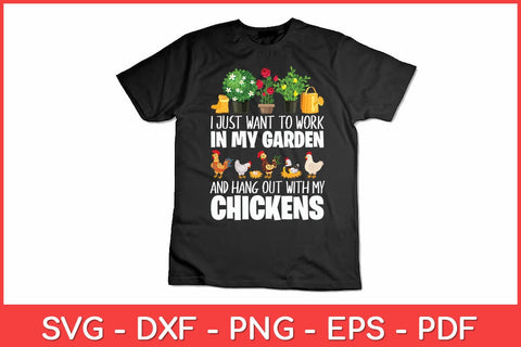 I Just Want To Work In My Garden Gardening Lover Svg Design SVG artprintfile 