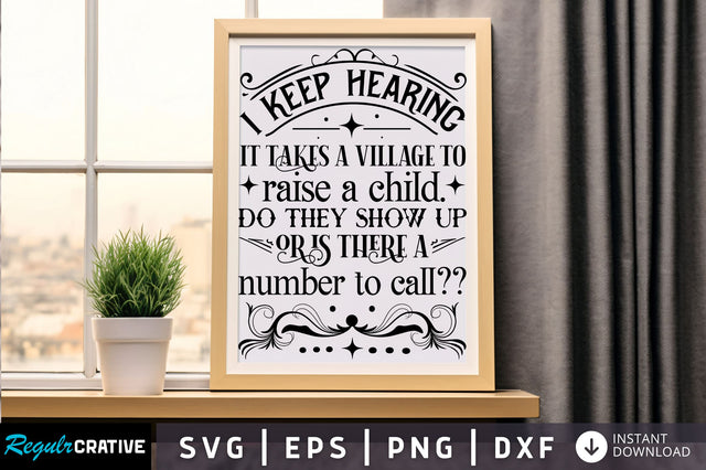 I keep hearing it takes a Svg Design SVG Regulrcrative 