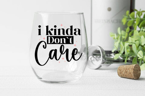 I Kinda Dont Care SVG Design SVG Designangry 