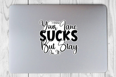 I Know Your Lane Sucks but stay in it SVG Angelina750 