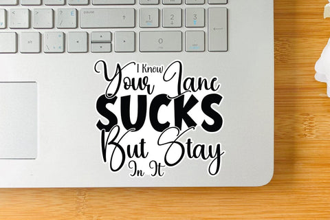 I Know Your Lane Sucks but stay in it SVG Angelina750 