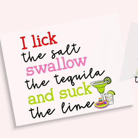 I Lick Cinco De Mayo in Black DTF Transfer Physical So Fontsy T-Shirt Iron-On Transfer Shop