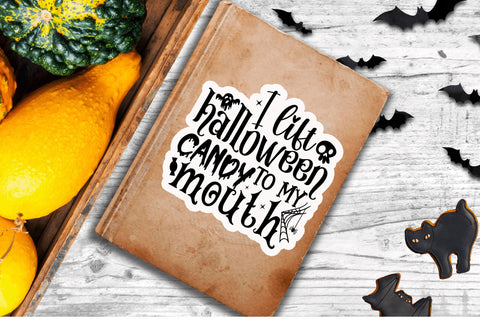 I lift halloween candy Stickers Design Sublimation Regulrcrative 