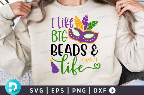 I like big beads & i cannot life SVG Design SVG Regulrcrative 