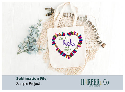 I like Big Books SVG PNG Cut EPS File SVG HarperNCo 