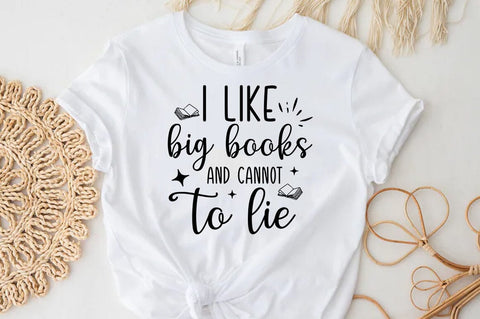 I like big booksand cannot to lie, Reading SVG SVG FiveStarCrafting 
