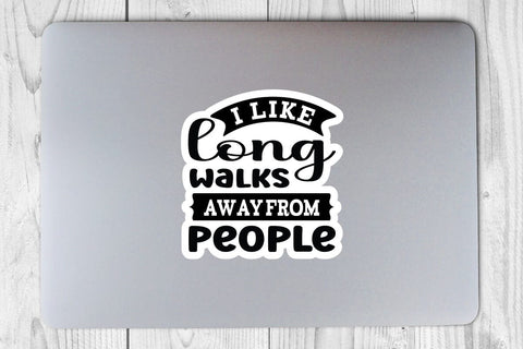 I like long walks away from people SVG Angelina750 