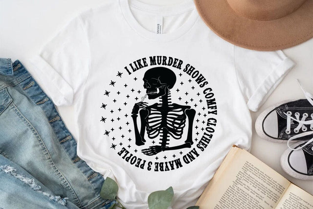 I Like Murder Shows Comfy Clothes And Maybe 3 People SVG Angelina750 