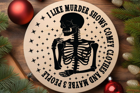 I Like Murder Shows Comfy Clothes And Maybe 3 People SVG Angelina750 