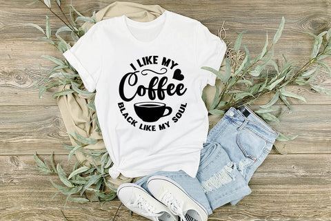 I Like My Coffee Black Like My Soul SVG Angelina750 