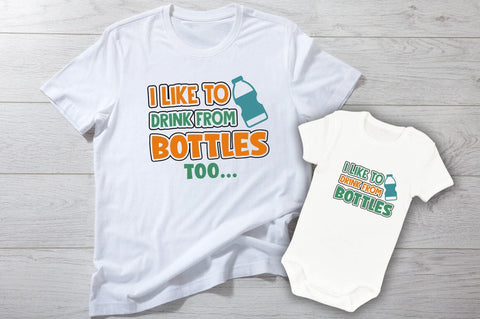 I like to drink from bottles and I like to drink from bottles too SVG Design SVG Designangry 