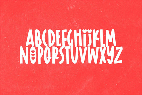 I Like You Valentine Heart Font Font Blush Font Co. 