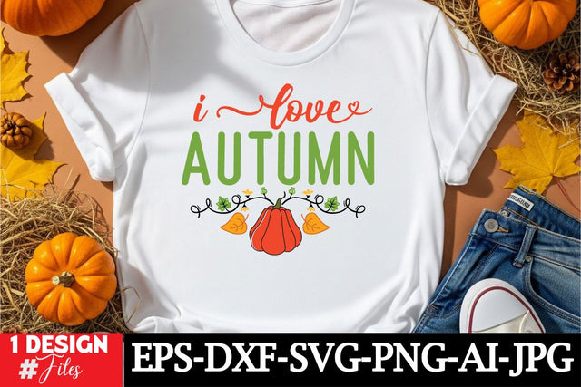 I Love Autumn SVG Cut File SVG Insomnia Std 