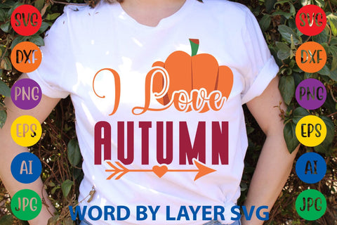 I Love Autumn SVG DESIGN SVG Rafiqul20606 