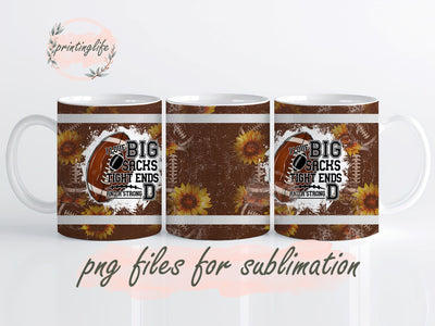 I Love Big Sacks Sublimation Design Digital Download PNG, Funny Sarcastic Bad Mom Football Mug Sublimation PrintingLife 