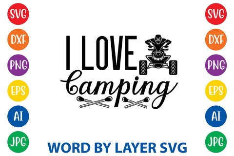 I Love Camping SVG DESIGN SVG Rafiqul20606 