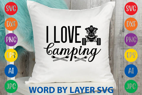 I Love Camping SVG DESIGN SVG Rafiqul20606 